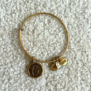 Alex & Ani “C” Charm Bangle